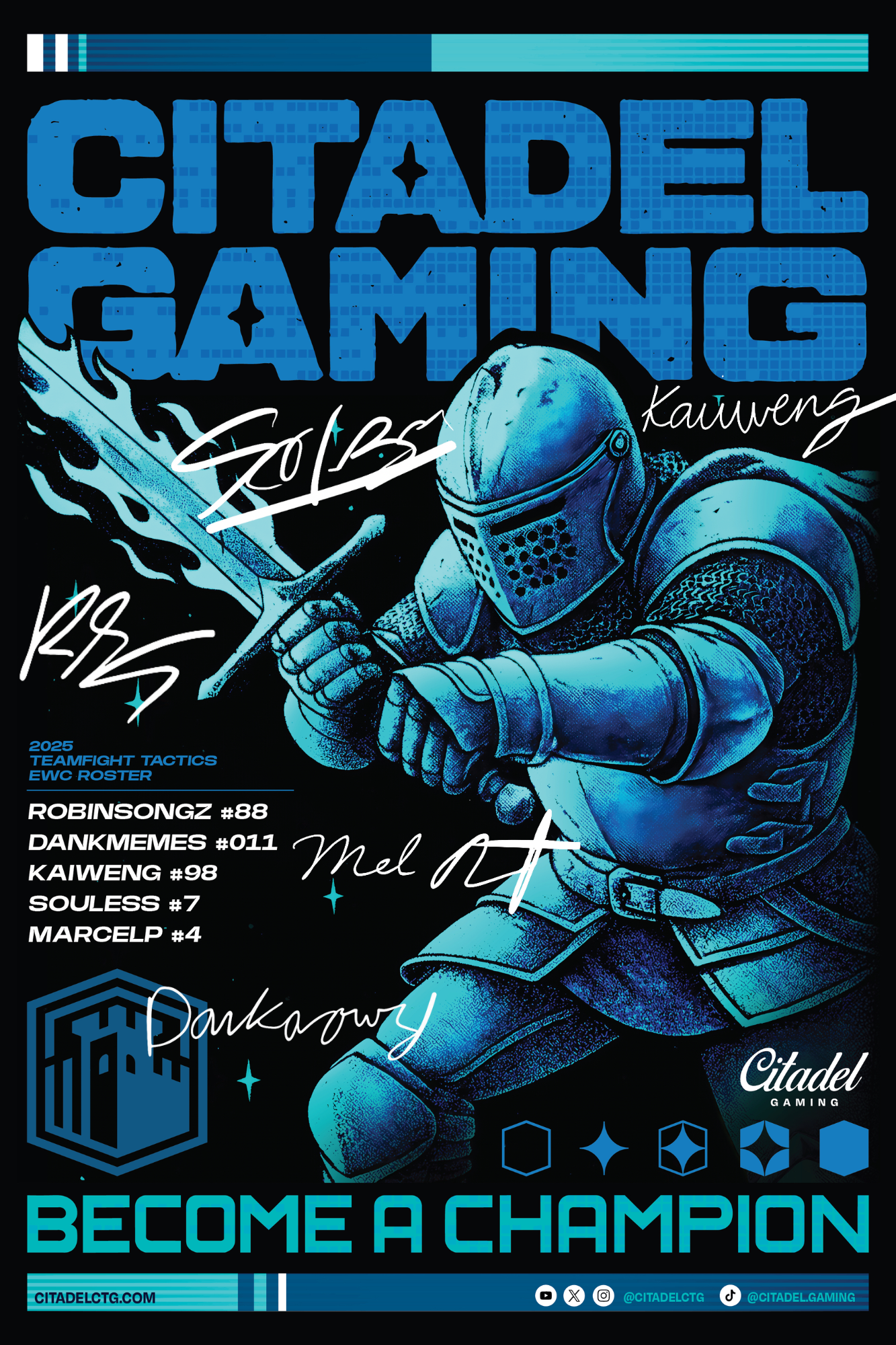 EWC TFT 2025 Poster – Autographed